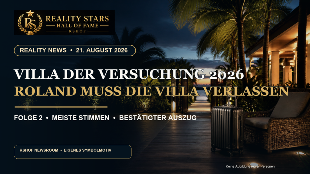 Villa der Versuchung 2026: Jens Hilbert scheidet in Folge 1 aus