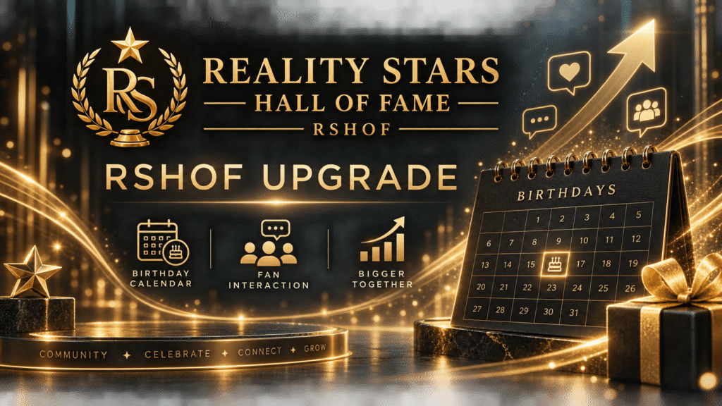RSHOF Geburtstags-Upgrade: persönlicher feiern, öffentlich gratulieren