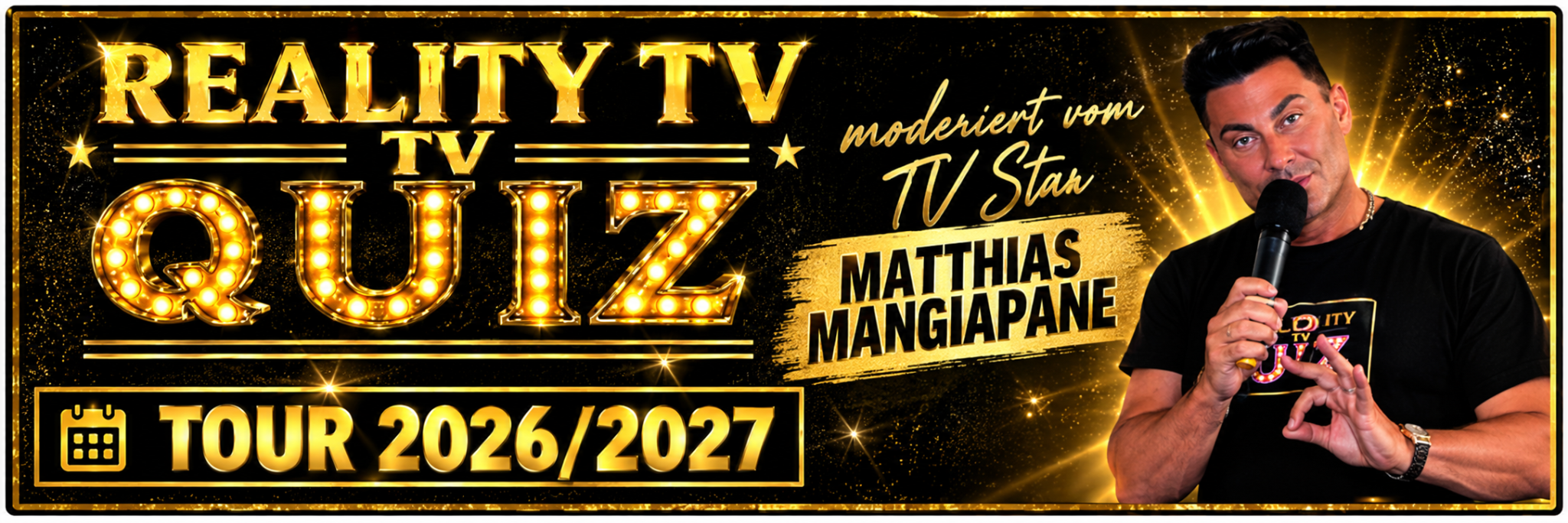 Reality TV Quiz Tour 2026/2027 mit Matthias Mangiapane