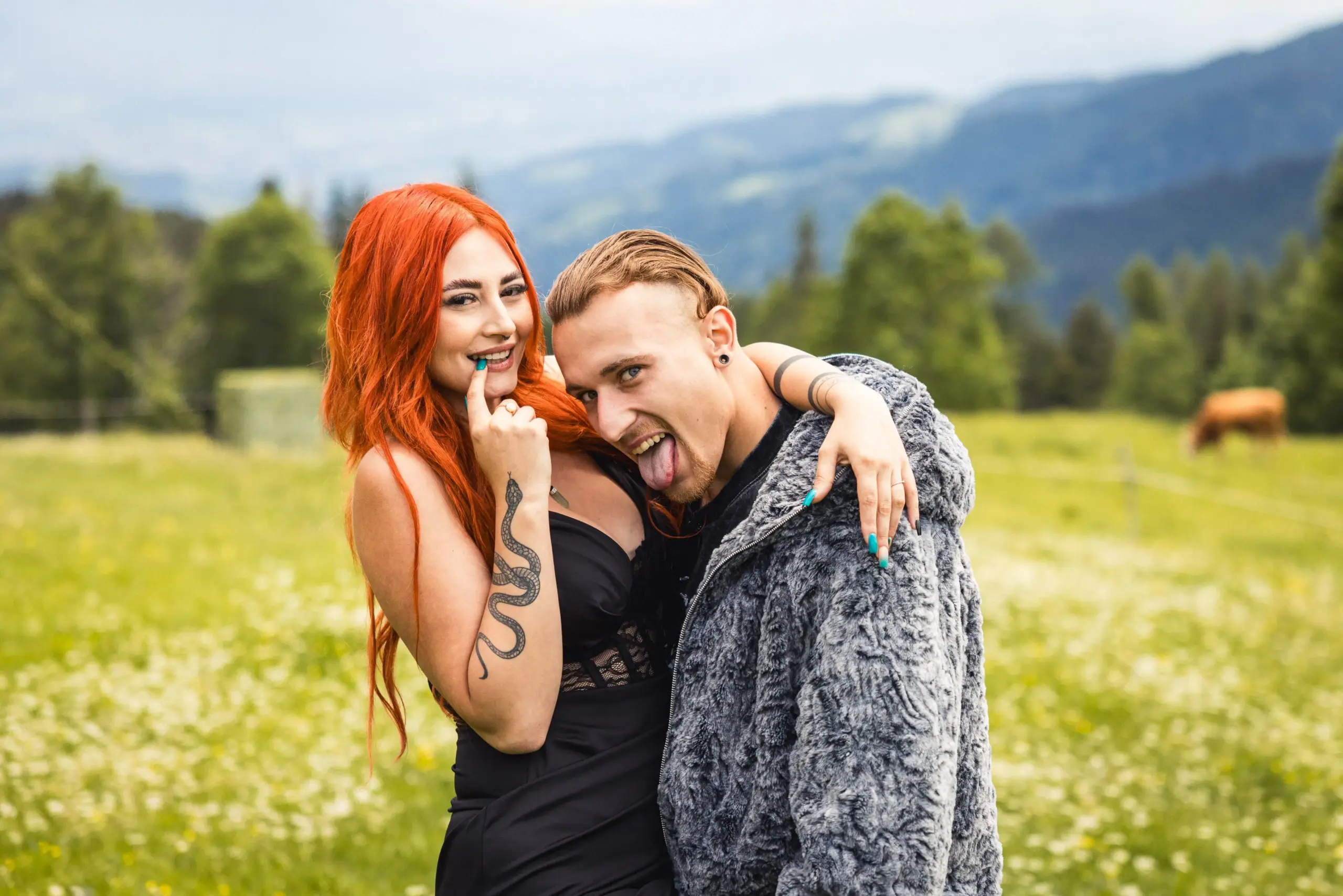 Lisa (Teenager werden Mütter) und Geri (Caprisohnn) bei Forsthaus Rampensau Österreich 2026