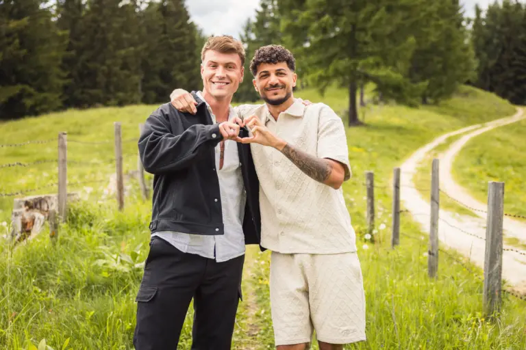 Phillip mit dem Forsthaus-Team auf vollständigem Originalfoto