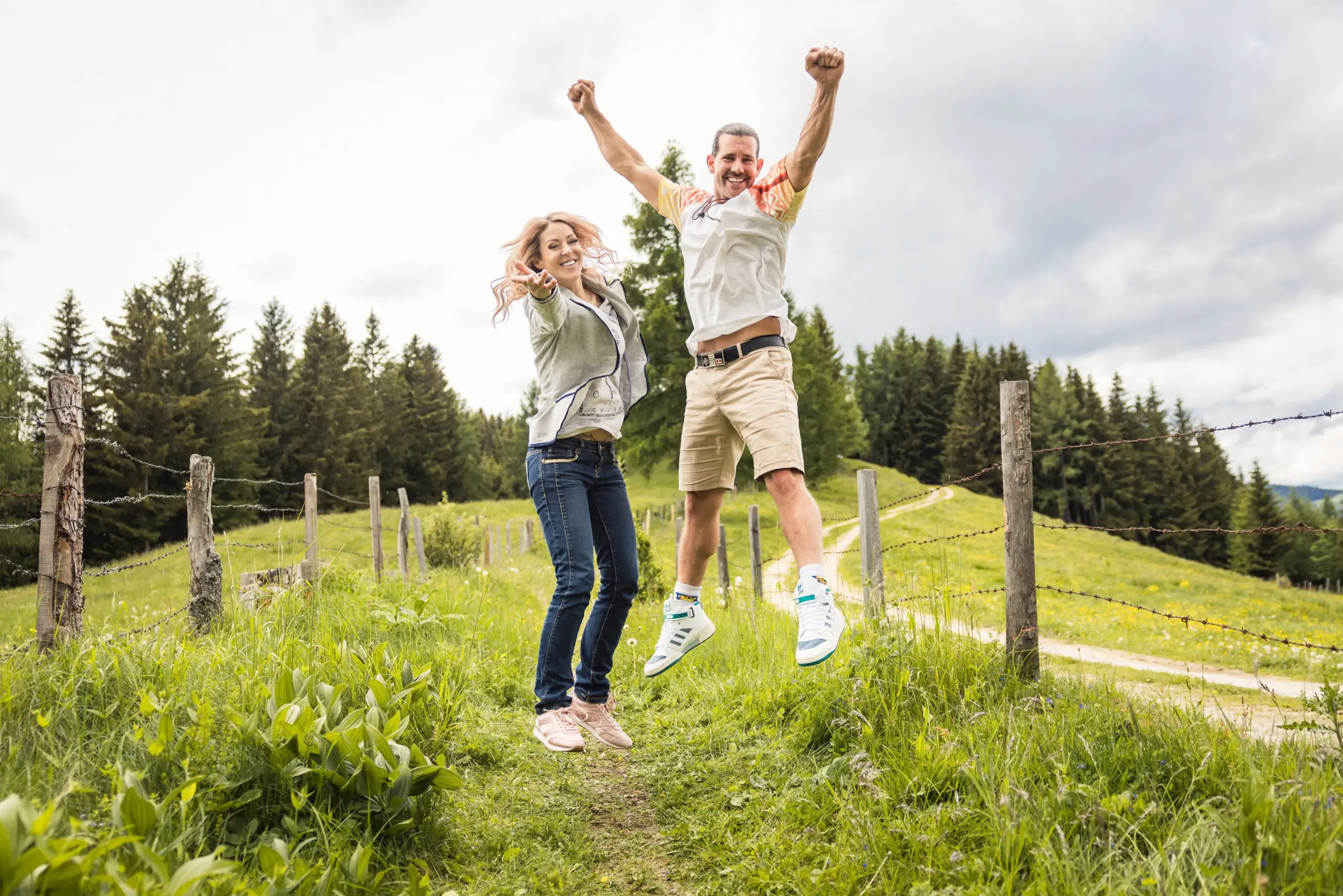 Simone Lugner und Alexander Schneller bei Forsthaus Rampensau Österreich 2026