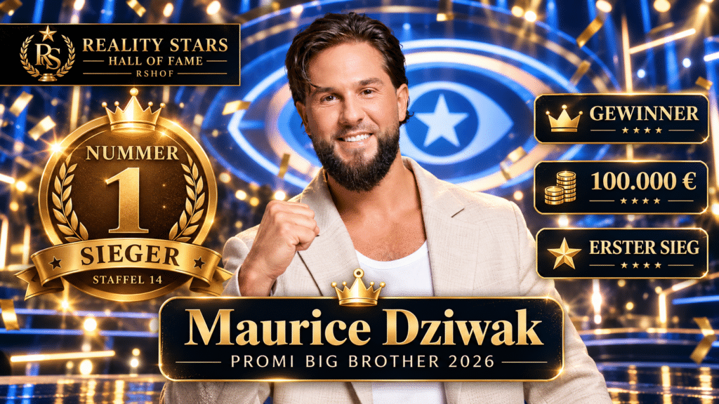 Promi Big Brother 2026: Maurice Dziwak gewinnt Staffel 14 – RSHOF hatte recht!