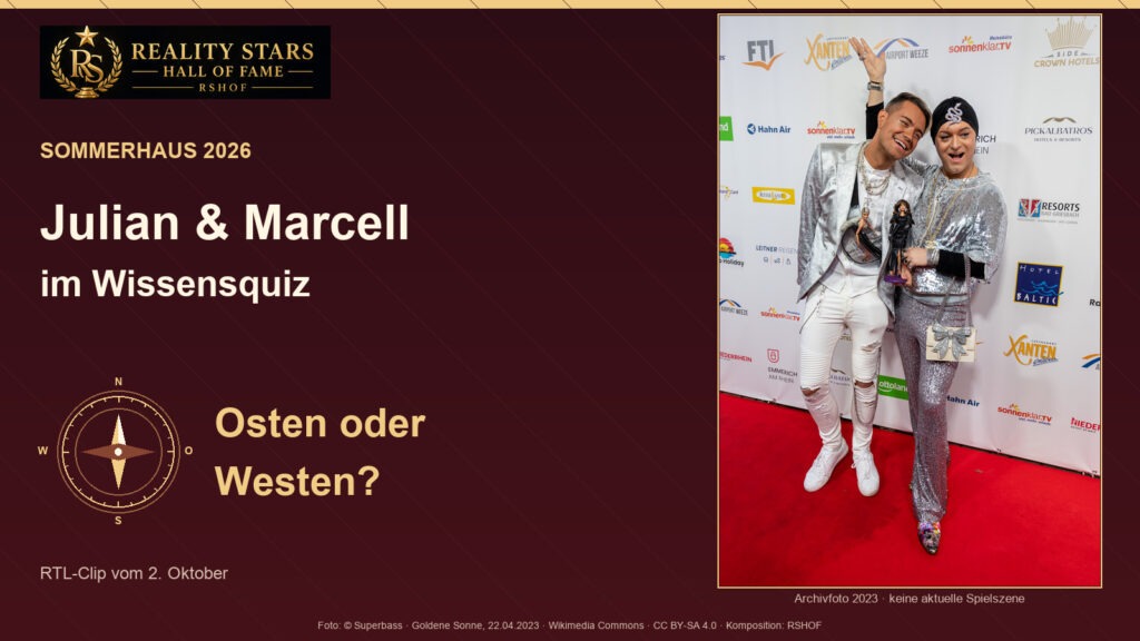 Sommerhaus 2026: Julian und Marcell geraten beim Wissensquiz ins Grübeln